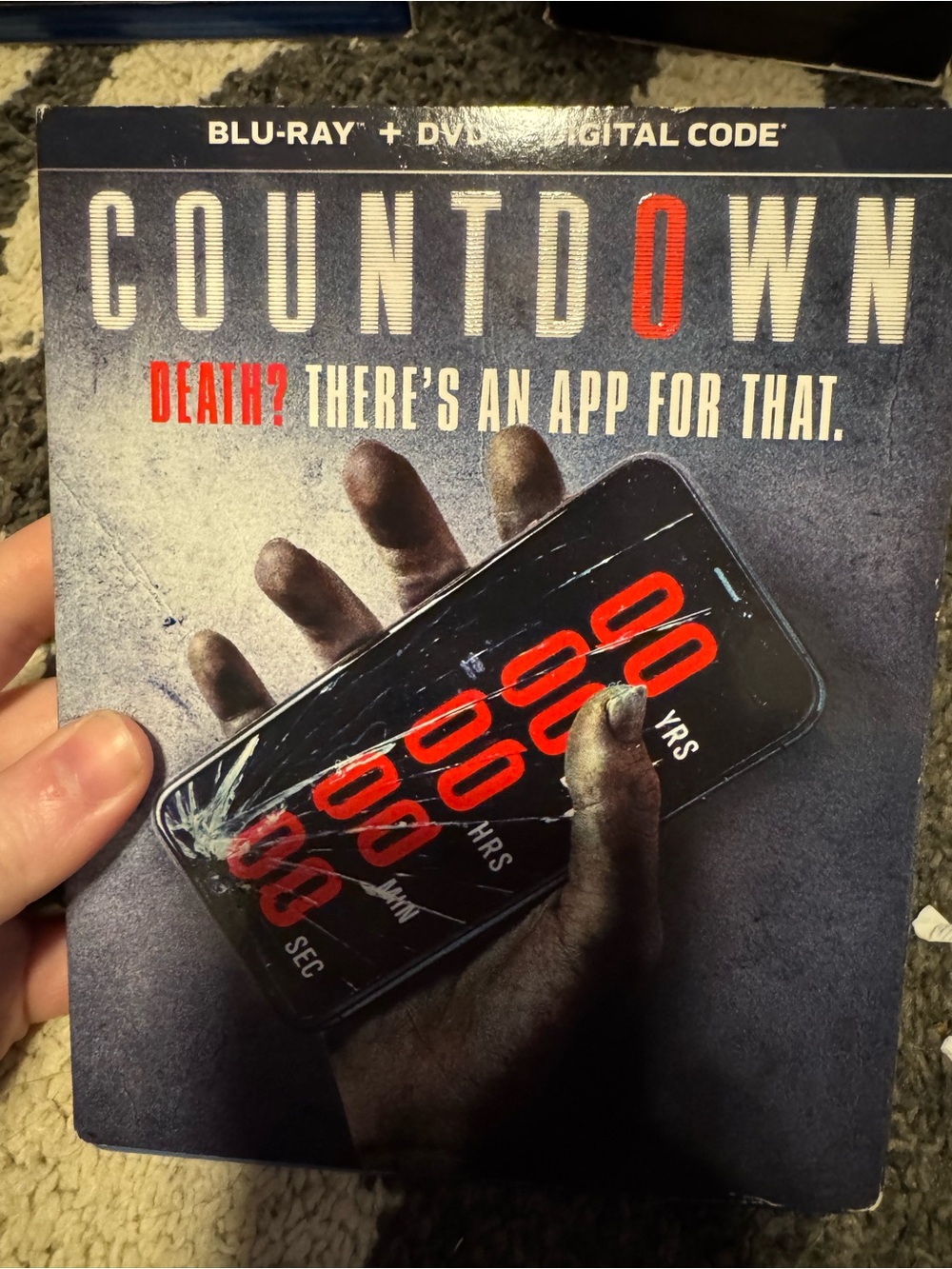 Countdown Blu-ray Steelbook with Bold Red Accents